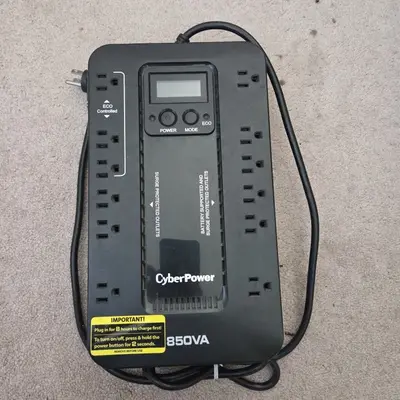 CyberPower EC850LCD Eco UPS, 850VA/510W, Upgraded Li-ion Battery