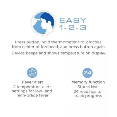 Conair Infrared Forehead Thermometer with XL LED Display photo 4