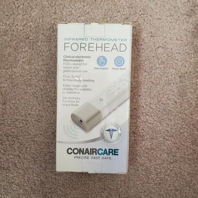 Conair Infrared Forehead Thermometer with XL LED Display photo 2