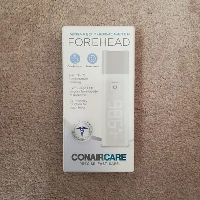Conair Infrared Forehead Thermometer with XL LED Display
