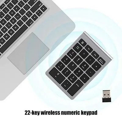 RF304 22-Key Ultra-Thin Wireless Numeric Keypad, 2.4G USB photo 4