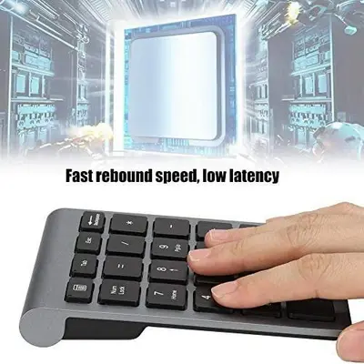 RF304 22-Key Ultra-Thin Wireless Numeric Keypad, 2.4G USB photo 3
