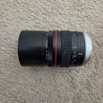 135mm f/2.8 Manual Portrait and Macro Lens, Canon EF Mount, All Metal photo 2