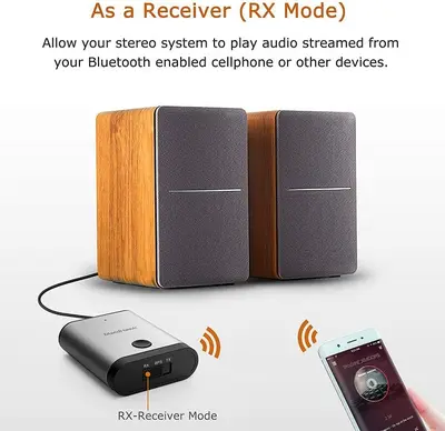 MaedHawk X8 5-in-1 Bluetooth 5.0 Transmitter/Receiver, aptX LL and HD photo 8