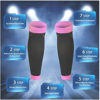 MGANG Calf Compression Sleeves, 1 Pair photo 5