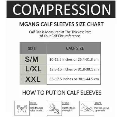 MGANG Calf Compression Sleeves, 1 Pair photo 7