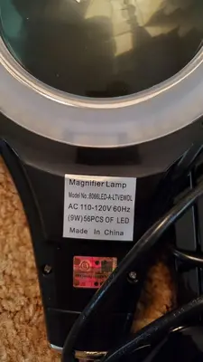 5-Diopter Magnifier Lamp with Bench Clamp photo 3