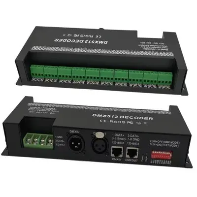30-Channel DMX512 Decoder, RGB LED Strip Controller photo 3