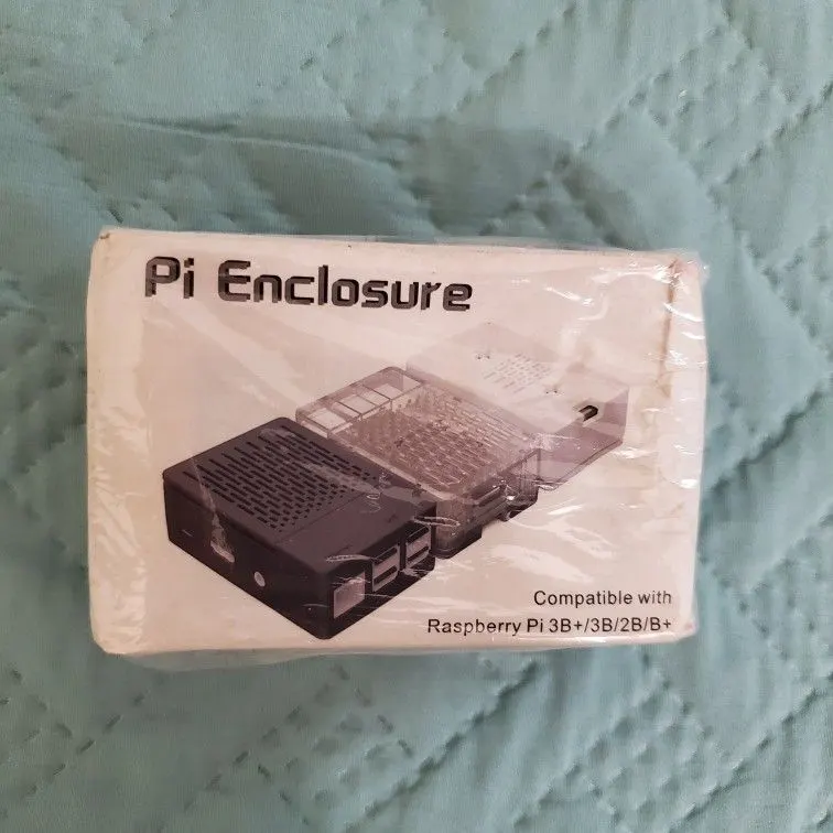 Raspberry Pi Case for 3B+/3B/2B/B+, Black