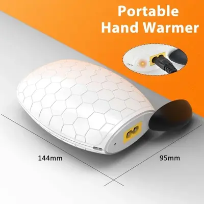 Electric Double-Sided Mini Hand Warmer, Fast Heating photo 6