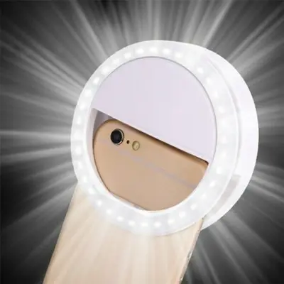 Rechargeable LED Phone Fill Ring Light for Video and Selfies photo 2