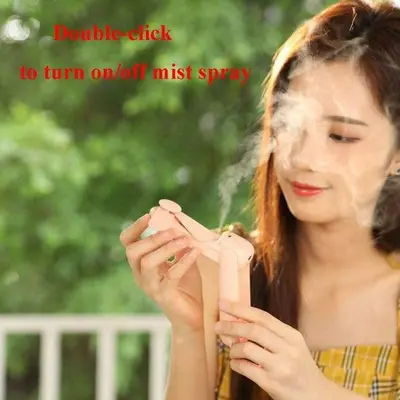 Personal Handheld 2-in-1 Fan with Water Mist Spray photo 12
