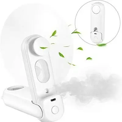 Personal Handheld 2-in-1 Fan with Water Mist Spray