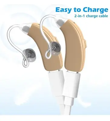 Saban Nano Rechargeable Hearing Aids with Noise Canceling, Extra Small photo 3
