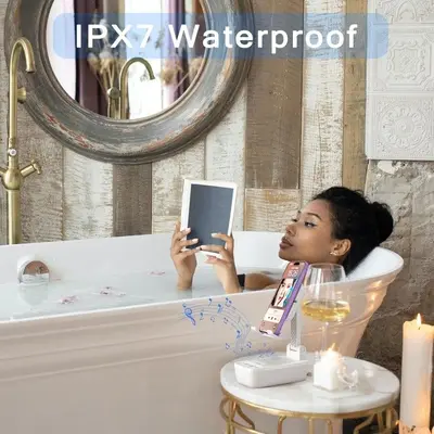 Shower Phone Stand with Bluetooth Speaker, Anti-Slip photo 7