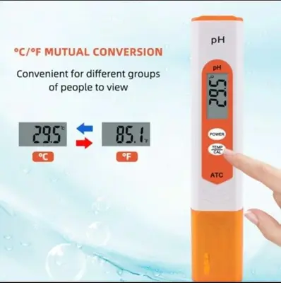 Portable LCD Digital pH Meter Pen for Aquarium, Pool, Water and Wine photo 6