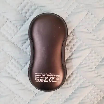 Rechargeable USB Electric Hand Warmer, 9000mAh, Double-Sided photo 2