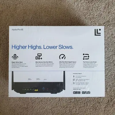 Linksys Hydra Pro 6E AXE5400 Tri-Band Mesh WiFi 6E Router, MR75MS photo 2