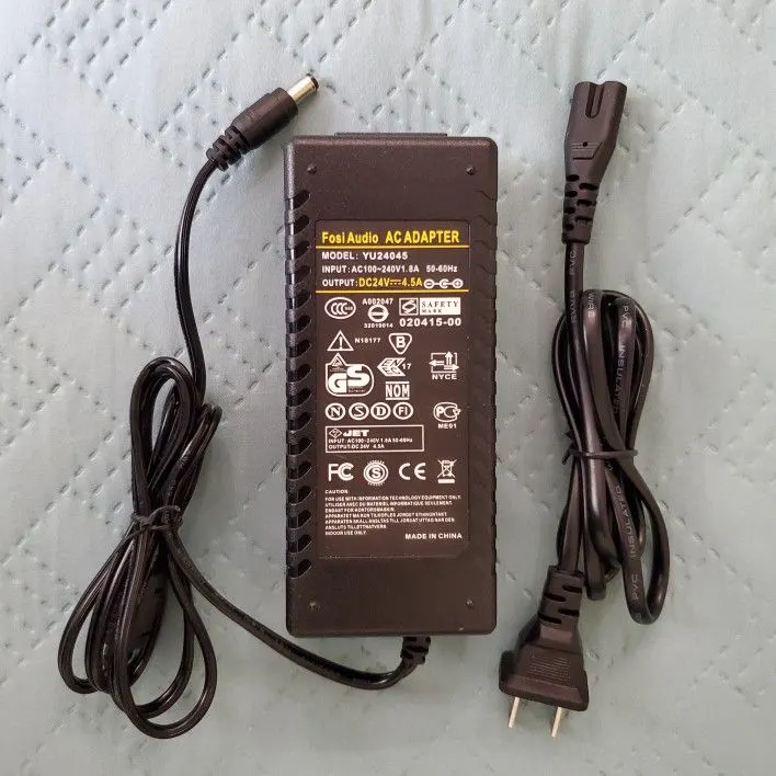 24V 4.5A Power Adapter for Laptops and TPA3116 / TDA7498 Amplifiers