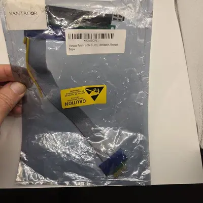 Vantacor PCIe 1x to 16x Riser Cable with Molex Power, 7.5 in photo 3