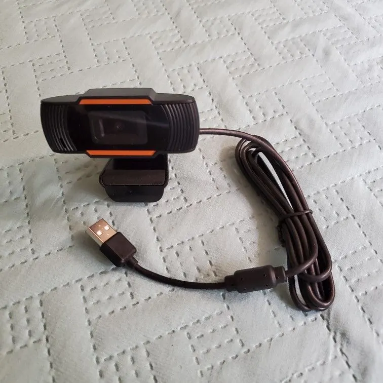 HD 1080P Rotating Webcam with Built-In Microphone