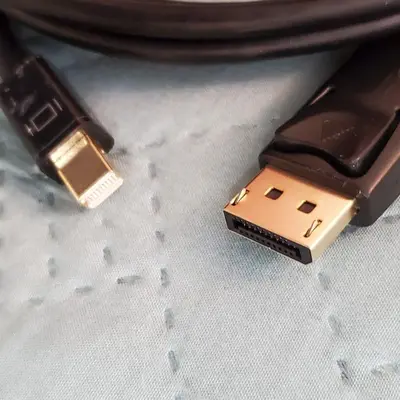 Mini DisplayPort to DisplayPort Cable, 6.6 ft, Gold-Plated photo 2