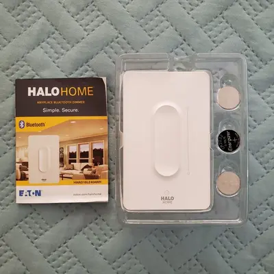 HALO Home Anyplace Bluetooth Dimmer Switch, White photo 2