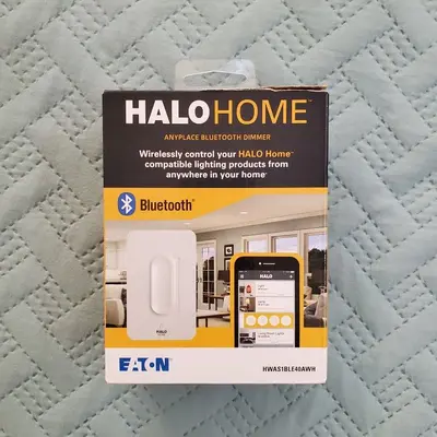 HALO Home Anyplace Bluetooth Dimmer Switch, White