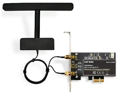 UFON WiFi 6 AX3000 PCIe Card with Bluetooth 5.0 photo 2