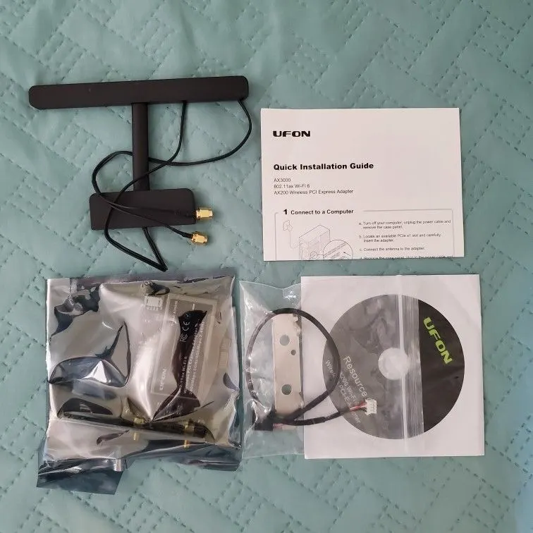 UFON WiFi 6 AX3000 PCIe Card with Bluetooth 5.0