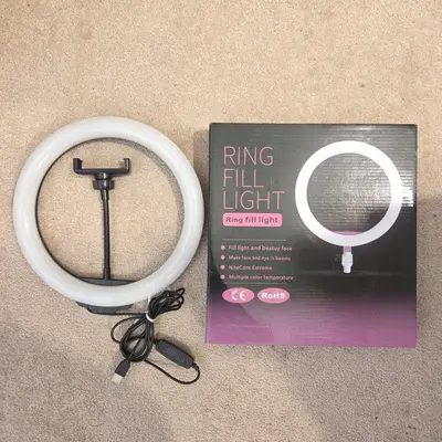 10-Inch Ring Light with Phone Holder