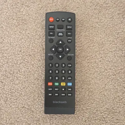 Original Blackweb Blu-ray/DVD Player Remote