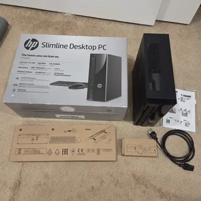 HP Slimline 270-p043w Desktop PC, Core i3-7100, 8GB, 1TB photo 2
