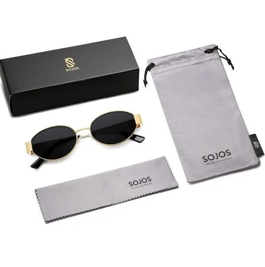 Retro Oval Sunglasses for Women, UV400, SJ1217