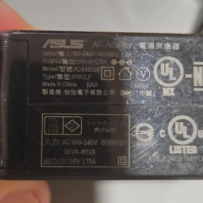 Asus 65W 19V 1.75A AC Adapter, 4.0 x 1.35 mm photo 2