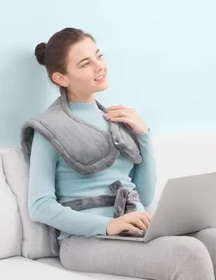 XXL Electric Heating Pad for Neck, Shoulders and Back, 6 Heat Levels photo 10