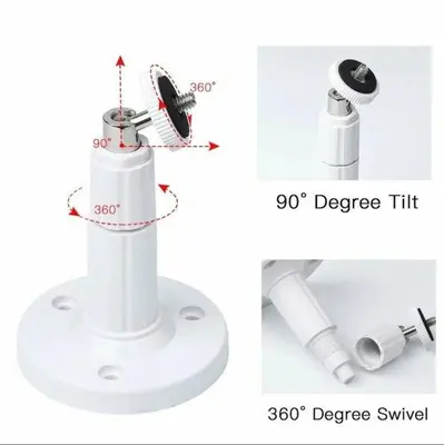 360-Degree Rotating Metal Wall/Ceiling Mount Bracket for Cameras photo 3