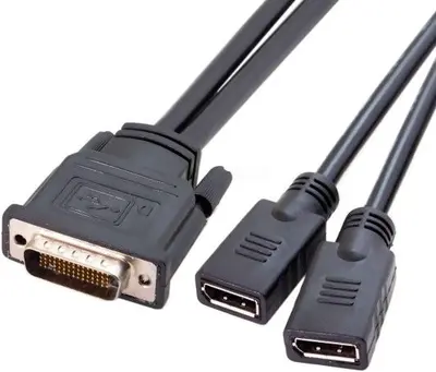 DMS-59 to Dual DisplayPort Splitter Cable for PC Graphics Cards photo 4