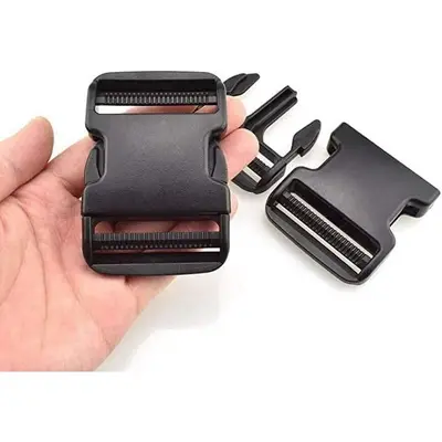 Quick Side Release Buckle Clips, Heavy Duty Plastic, 4 Pieces photo 2