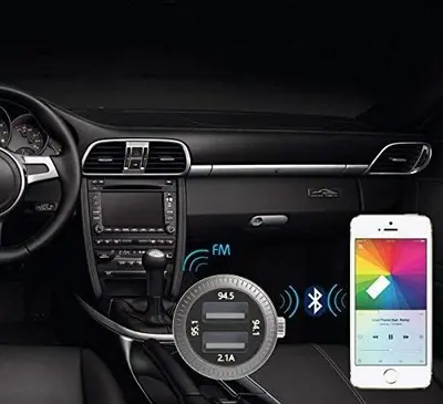 Safergo Bluetooth FM Transmitter with 24W 4.2A Dual USB Car Charger photo 10
