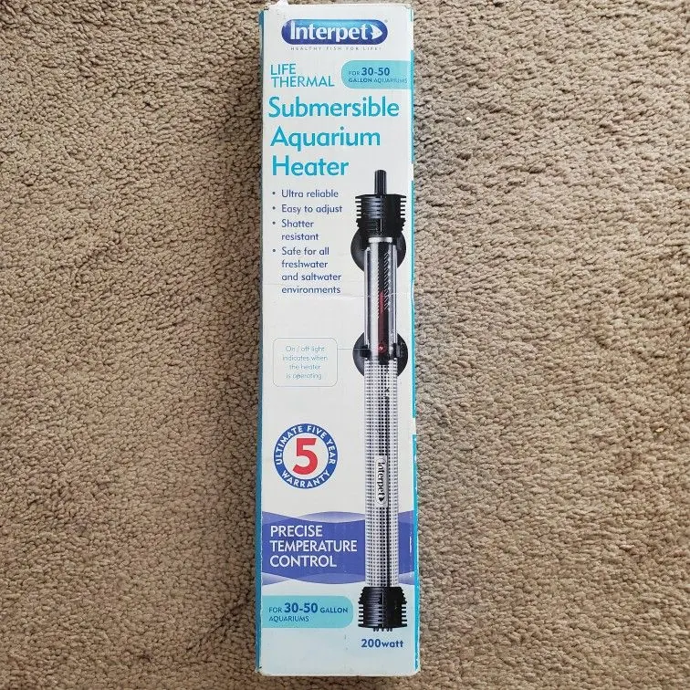 Interpet Life Thermal 200W Submersible Aquarium Heater