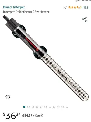 Interpet Life Thermal 200W Submersible Aquarium Heater photo 2