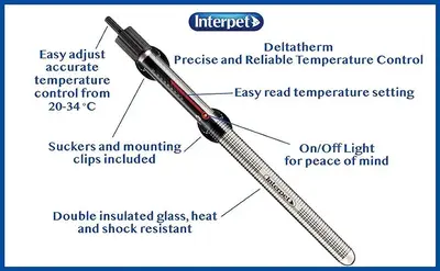 Interpet Life Thermal 200W Submersible Aquarium Heater photo 3