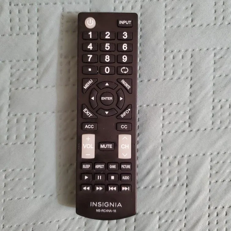 Original NS-RC4NA-18 Remote for Insignia TVs