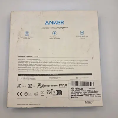 Anker PowerCore Essential 20000 PD USB-C Power Bank, 18W photo 2