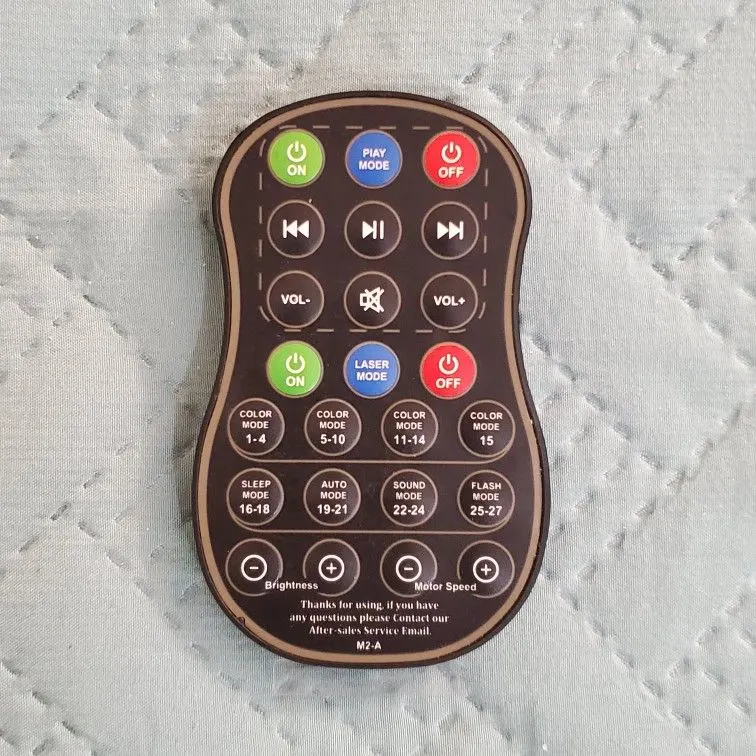 Remote for Galaxy Starry Sky Ocean Night Light Projector