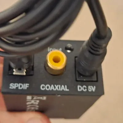 Optical/Coax Toslink Digital to Analog Audio Converter, RCA and 3.5 mm photo 2