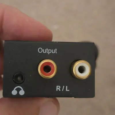 Optical/Coax Toslink Digital to Analog Audio Converter, RCA and 3.5 mm photo 4