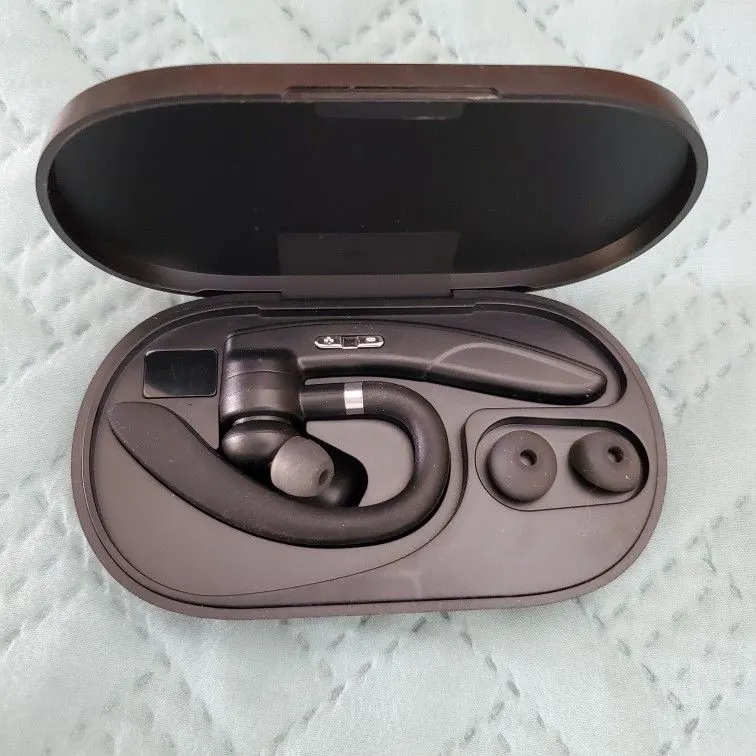 HiFi Bluetooth Hands-Free Earpiece with Dual Mic and Noise Cancelling