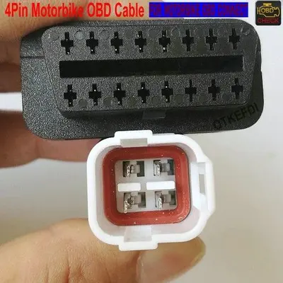 SuperOBD CANBUS 4-Pin OBDII Cable for Yamaha Motorcycles and ATVs photo 3